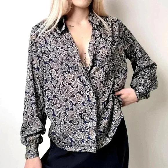 Vintage Pendleton Western Paisley Button Down Shirt - Picture 1 of 10